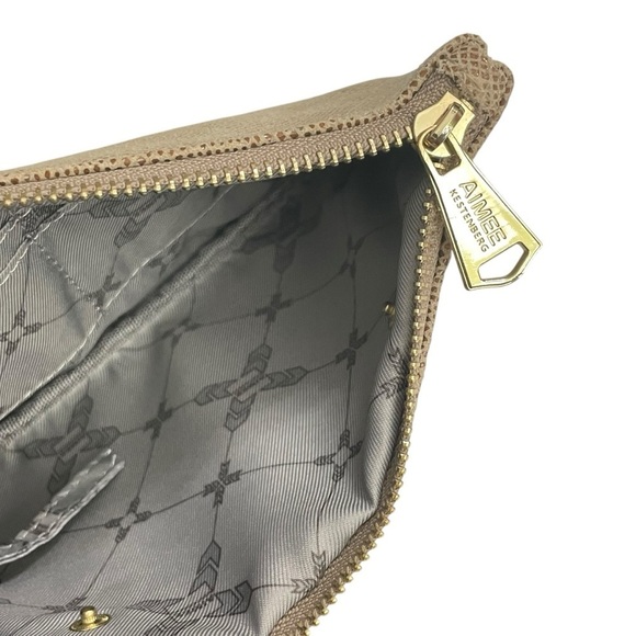 Aimee Kestenberg Snake skin pattern leather  Clutch - Picture 8 of 12